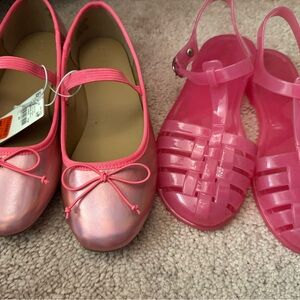 Old Navy Pink Kids Dress Shoes Set